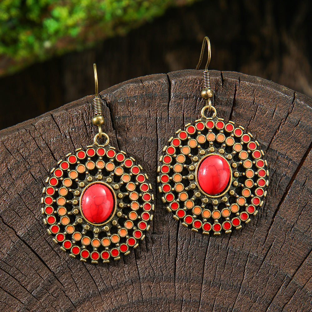 Vintage Bohemian Style Hand-woven Tassel Earrings