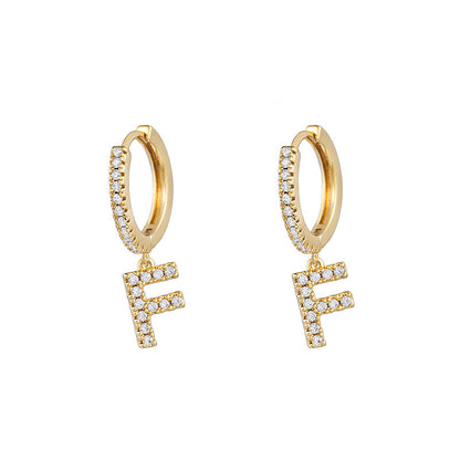 Women's Korean Style Small Earrings Half Circle