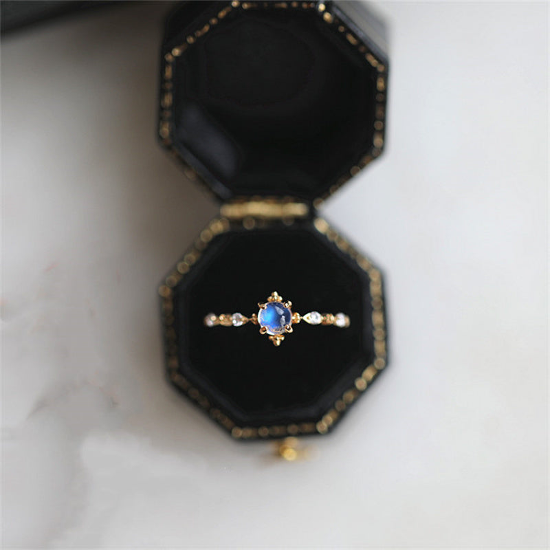 Women's Sterling Silver Gold Plated Ring