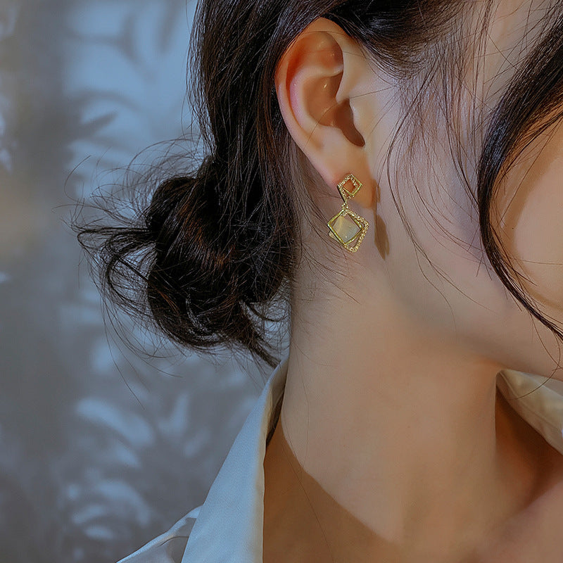 Earrings New Trendy Cold Wind Net Red Earrings