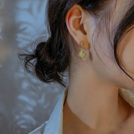 Earrings New Trendy Cold Wind Net Red Earrings