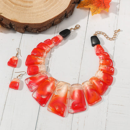 Three-piece Set Retro Personalized Set Ladies