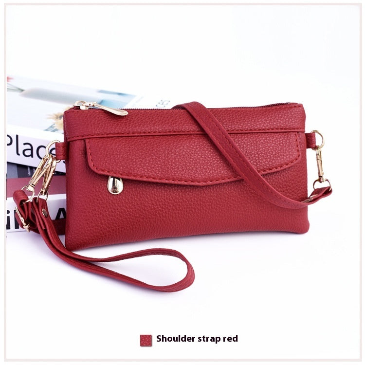 Simple Crossbody Shoulder Bag Soft Surface