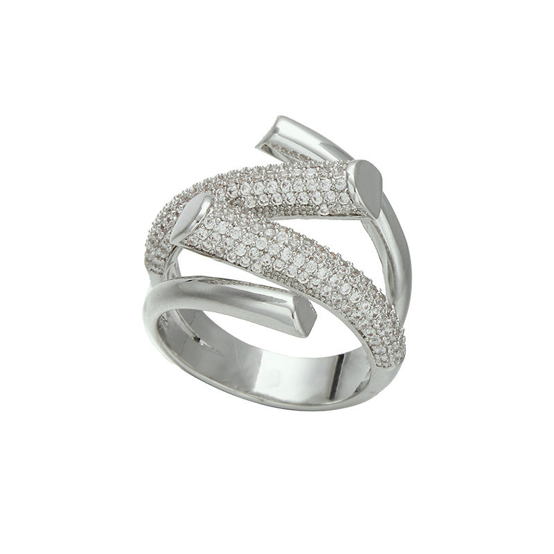 Niche Design Index Finger All-match Women's Matching Ring