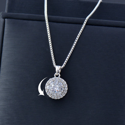Rotating Clover Windmill Pendant Necklace