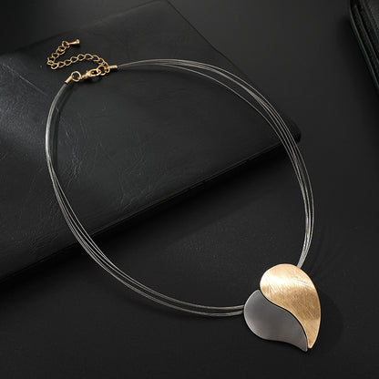 قلادة تشوكر عصرية مطرزة بحبك للنساء