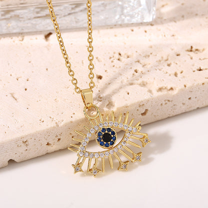 Creative Fashion Trendy Zircon Necklace