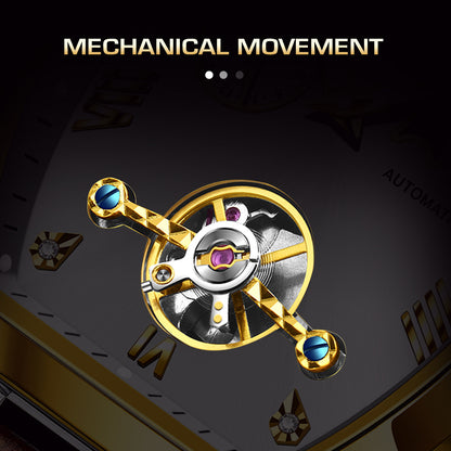 Men's Tourbillon Mechanical Watch Multifunctional Waterproof
